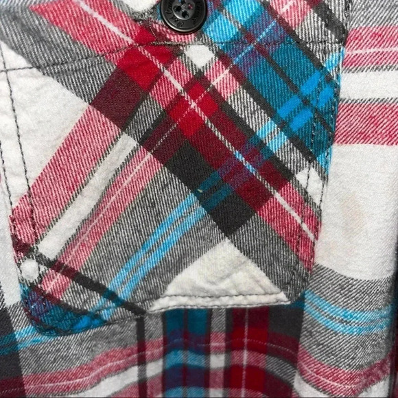 Red camel flannel shirt - Picture 3 of 4